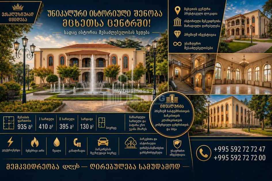 იყიდება კომერციული ფართი (1/20)