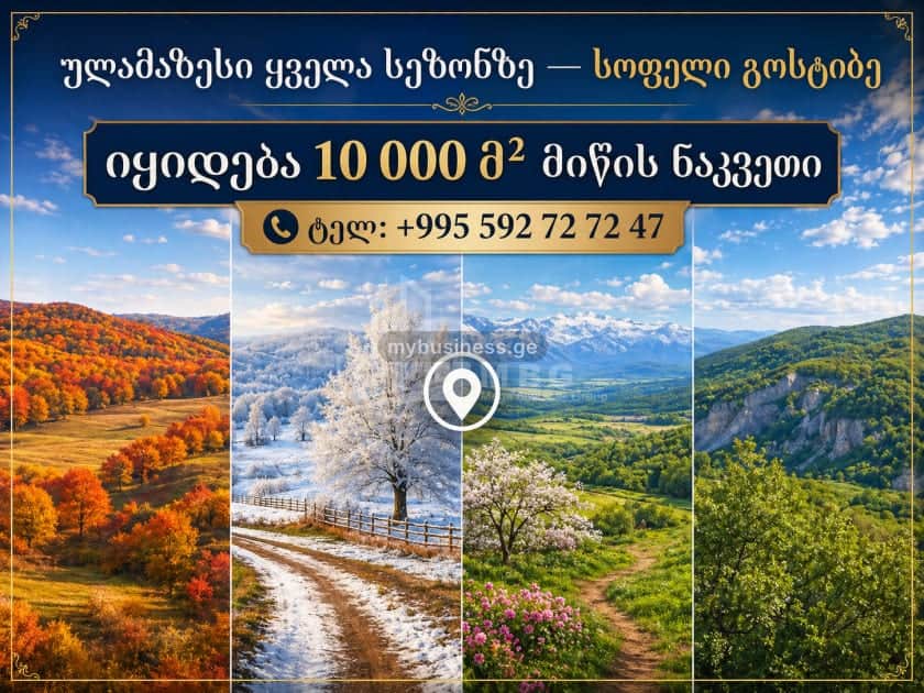 იყიდება მიწის ნაკვეთი კასპში (1/10)